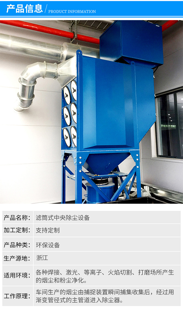 斜插式濾筒除塵器(圖2)